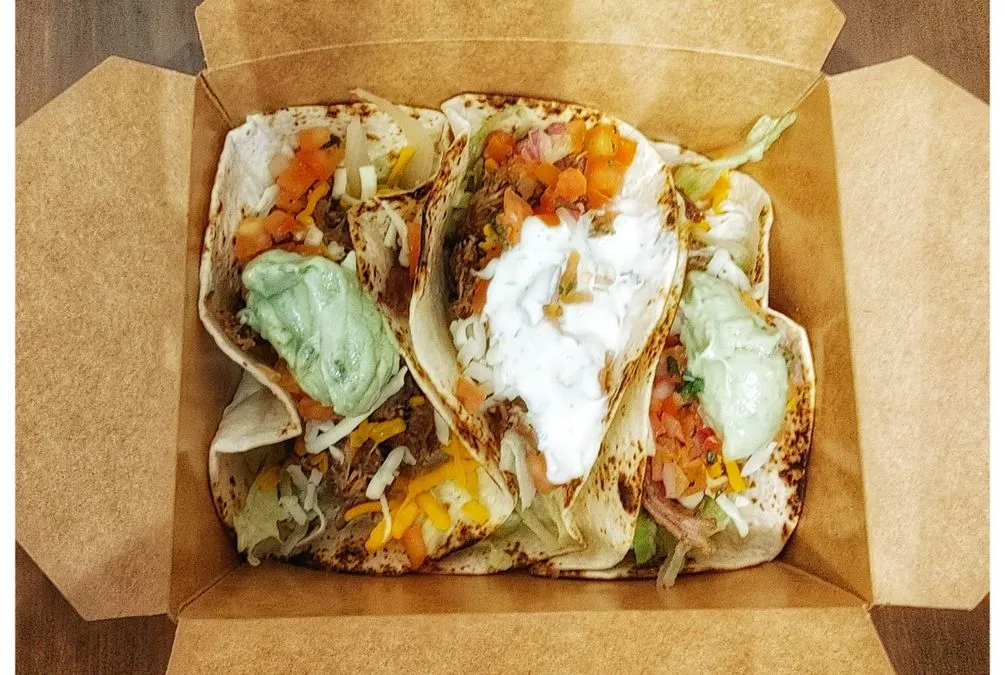 Beef Tacos at Pasta Kulture restaurant Camrose Alberta