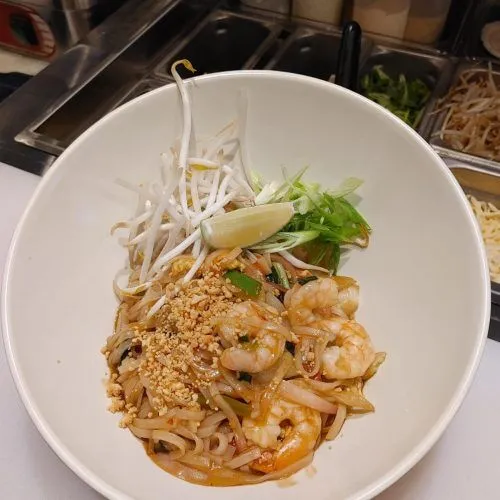 Pasta Kulture Pad Thai - Asian fusion noodle dish Camrose Wetaskiwin Alberta